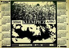 Kalendarz : Dzisiaj Klempicz Jutro 1988