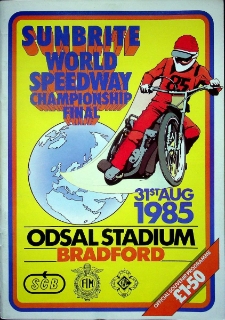 1985 sierpień 31, Bradford : Finał Światowy Indywidualnych Mistrzostw Świata na żużlu