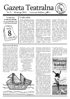 Teatr w Lubinie : Gazeta Teatralna nr 11, luty 2014