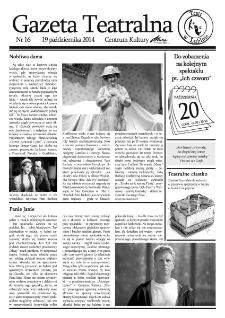 Teatr w Lubinie : Gazeta Teatralna nr 16, październik 2014