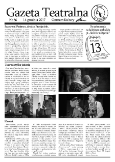 Teatr w Lubinie : Gazeta Teatralna nr 56, grudzień 2017