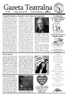 Teatr w Lubinie : Gazeta Teatralna nr 69, grudzień 2018