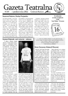 Teatr w Lubinie : Gazeta Teatralna nr 89, październik 2022