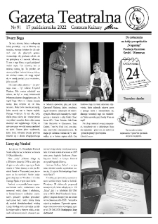 Teatr w Lubinie : Gazeta Teatralna nr 91, październik 2022