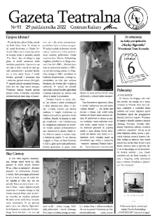 Teatr w Lubinie : Gazeta Teatralna nr 93, październik 2022
