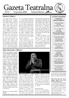 Teatr w Lubinie : Gazeta Teatralna nr 97, grudzień 2022