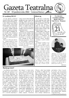 Teatr w Lubinie : Gazeta Teatralna nr 107, październik 2024