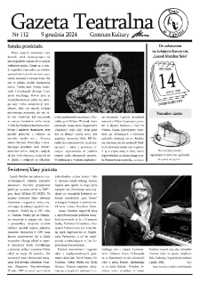 Teatr w Lubinie : Gazeta Teatralna nr 112, grudzień 2024