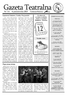 Teatr w Lubinie : Gazeta Teatralna nr 114, październik 2025