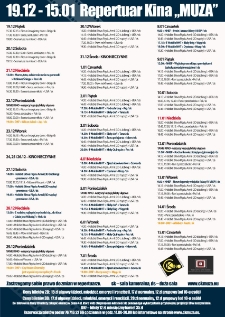Repertuar kina &bdquo;Muza&rdquo; 2015