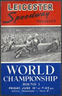 1950 czerwiec 16, Leicester : Pierwsza Runda Kwalifikacyjna Indywidualnych Mistrzostw Świata na żużlu
