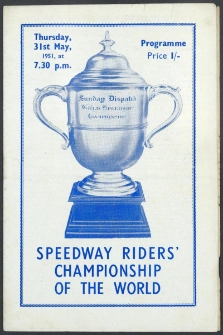 1951 maj 31, Cardiff : Pierwsza Runda Kwalifikacyjna Indywidualnych Mistrzostw Świata na żużlu