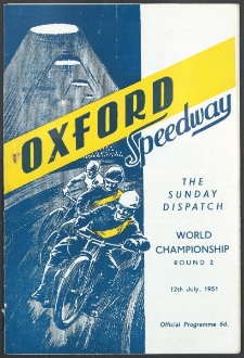 1951 lipiec 12, Oksford : Druga Runda Kwalifikacyjna Indywidualnych Mistrzostw Świata na żużlu