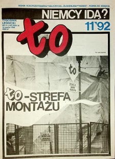 To nr 11 (107), marzec `92