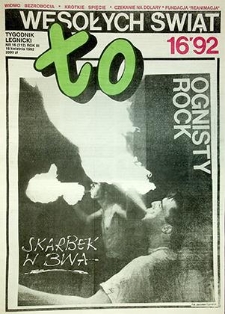 To nr 16 (112), kwiecień `92
