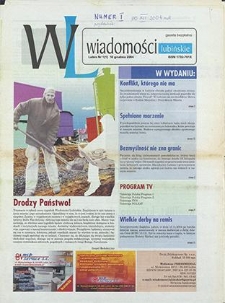 Wiadomości Lubińskie nr 1 (1), grudzień 2004