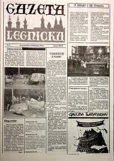 Gazeta Legnicka nr 2, kwiecień `91