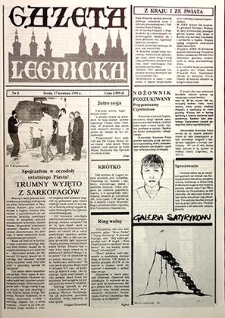 Gazeta Legnicka nr 4, kwiecień `91