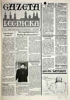Gazeta Legnicka nr 11, kwiecień `91