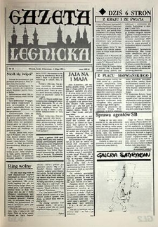 Gazeta Legnicka nr 13, kwiecień `91
