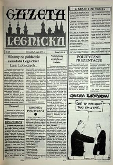 Gazeta Legnicka nr 18, maj`91