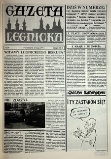 Gazeta Legnicka nr 20, maj`91