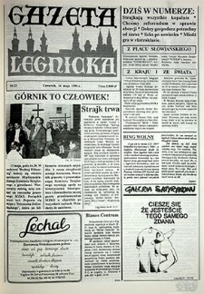 Gazeta Legnicka nr 23, maj`91