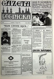 Gazeta Legnicka nr 28, maj`91