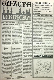 Gazeta Legnicka nr 43, czerwiec`91