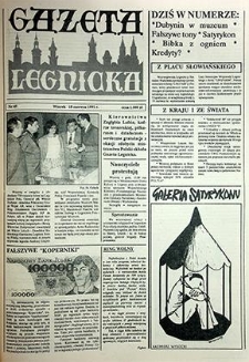 Gazeta Legnicka nr 45, czerwiec`91
