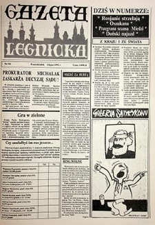 Gazeta Legnicka nr 54, lipiec`91