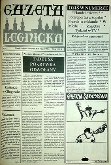 Gazeta Legnicka nr 58, lipiec`91