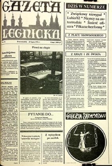 Gazeta Legnicka nr 74, lipiec`91