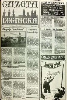 Gazeta Legnicka nr 79, sierpień`91
