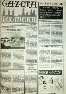 Gazeta Legnicka nr 96, sierpień`91