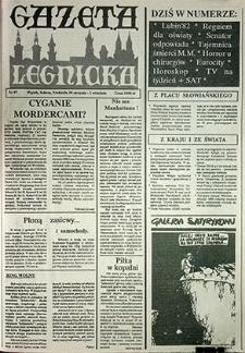 Gazeta Legnicka nr 97, sierpień`91