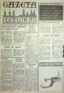 Gazeta Legnicka nr 6 (185), styczeń `92