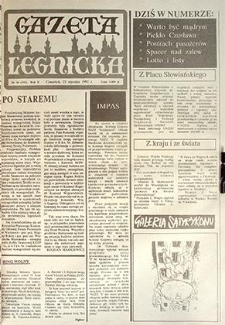 Gazeta Legnicka nr 16 (195), styczeń `92
