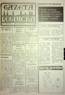 Gazeta Legnicka nr 25 (204), luty `92
