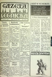 Gazeta Legnicka nr 40 (219), luty `92