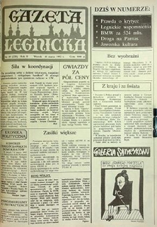 Gazeta Legnicka nr 49 (228), marzec `92