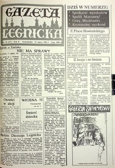 Gazeta Legnicka nr 58 (237), marzec `92