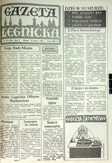 Gazeta Legnicka nr 59 (238), marzec `92