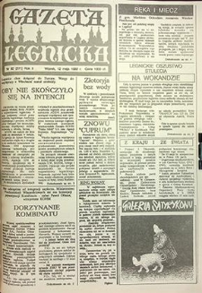 Gazeta Legnicka nr 92 (271), maj `92