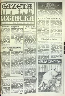 Gazeta Legnicka nr 113 (292), czerwiec `92