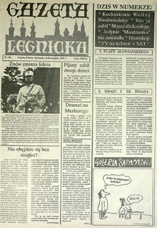 Gazeta Legnicka nr 102, wrzesień`91