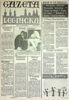 Gazeta Legnicka nr 105, wrzesień`91
