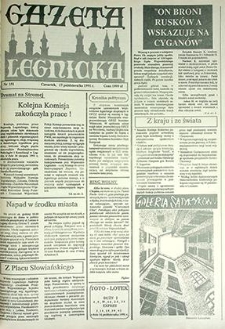 Gazeta Legnicka nr 131, październik`91