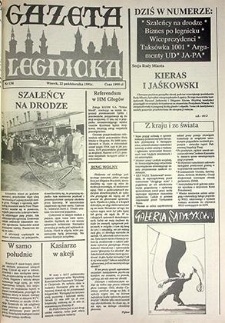 Gazeta Legnicka nr 134, październik`91
