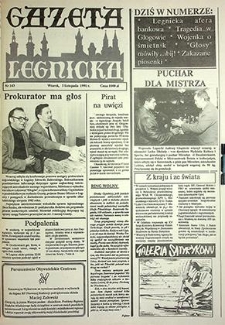 Gazeta Legnicka nr 143, listopad`91